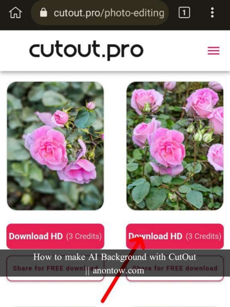 How to make AI Background with CutOut