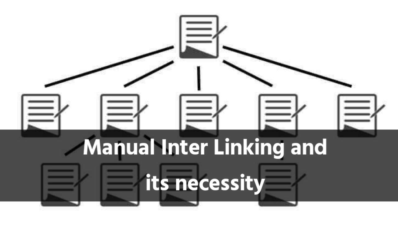 Manual Inter Linking and its necessity