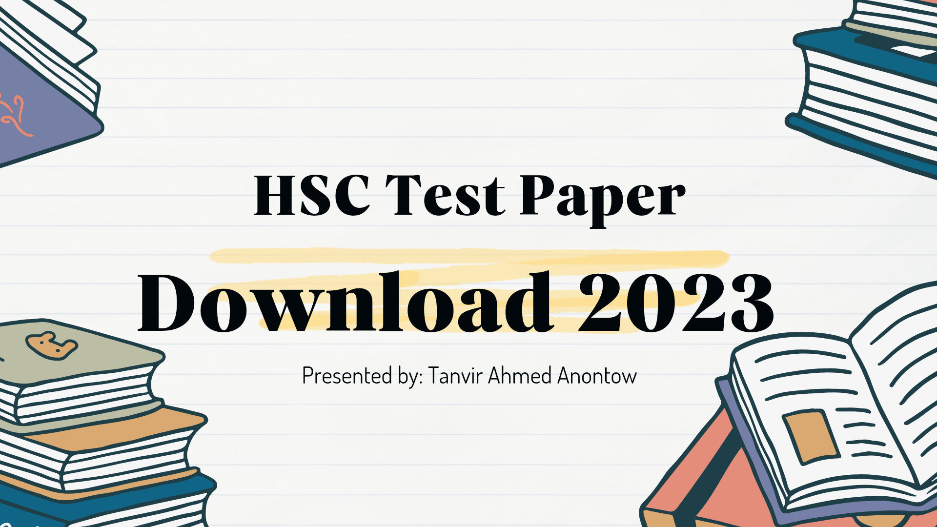 HSC TEST PAPER DOWNLOAD 2023